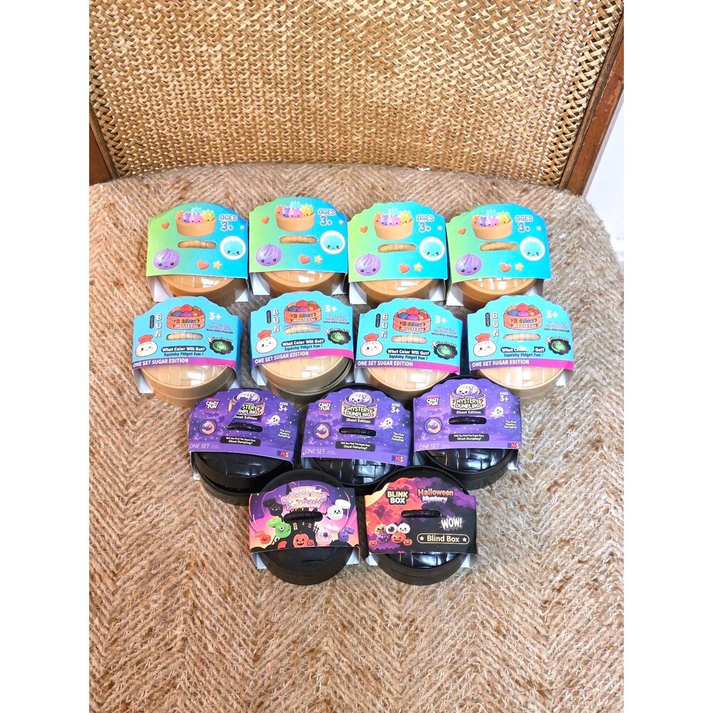 13-Piece Viral Fidget Squishy Blind Box Mixed Lot
